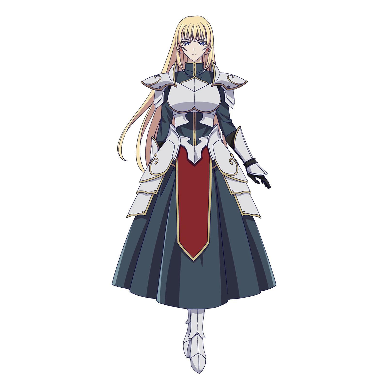 Visuel officiel du personnage Bridget Irving Frostheart, présentée avec une épée